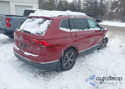 2018 Volkswagen Tiguan 2.0T Se/2.0T Sel из США, поврежденный, VIN 3VV2B7AX6JM162996